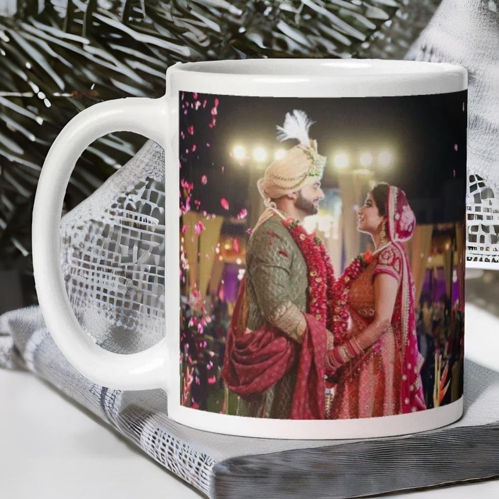 Unique Gifts® Personalized Custom Photo Mug with Name & Quote