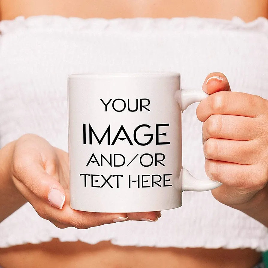 Unique Gifts® Personalized Custom Photo Mug with Name & Quote
