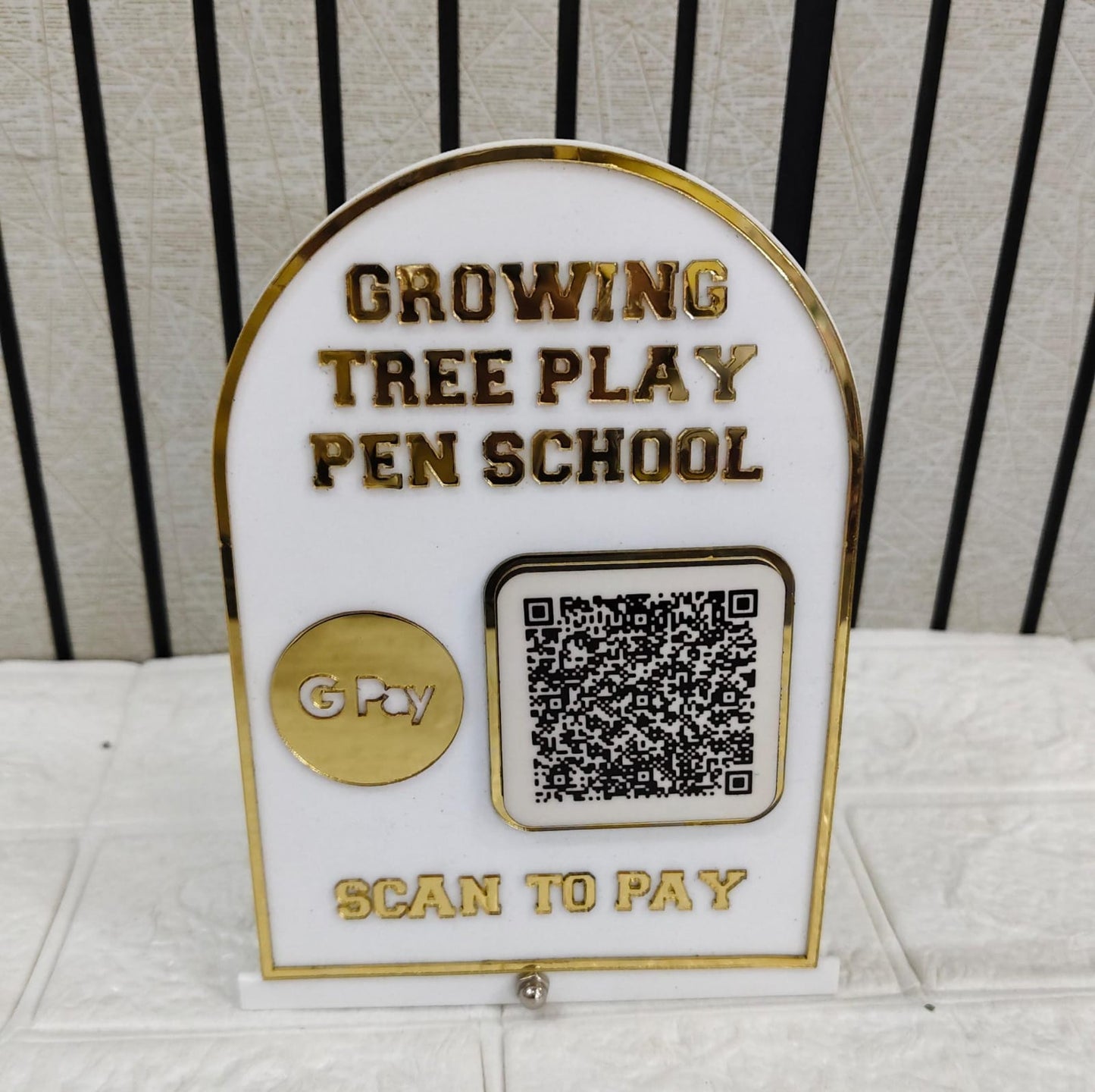 Customised Acrylic QR Code Scanner