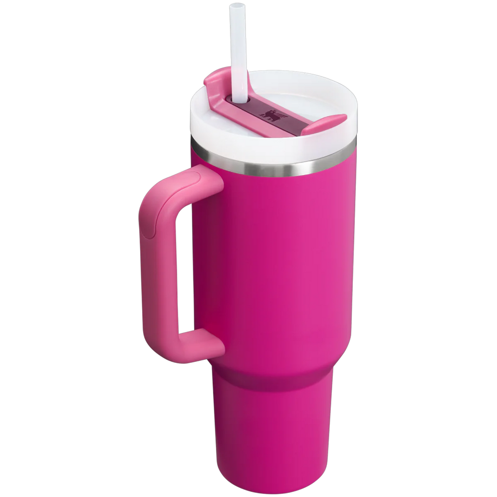 Buy 1 get 1 -- 1200ML Stainless Steel Tumbler Reusable Bottle with Handle, Lid & Straw