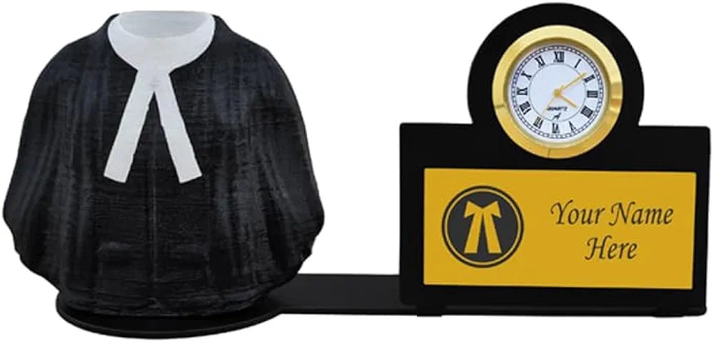 Customised Advocate Stand With Clock