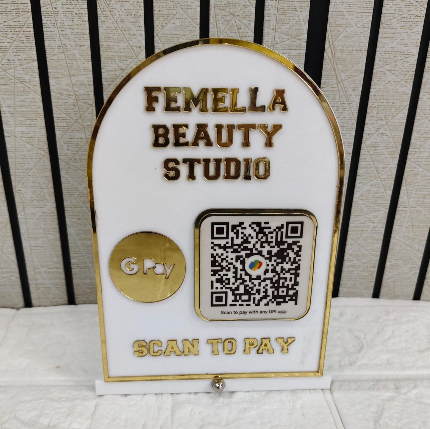 Customised Acrylic QR Code Scanner
