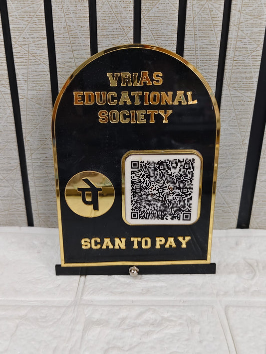 Customised Acrylic QR Code Scanner