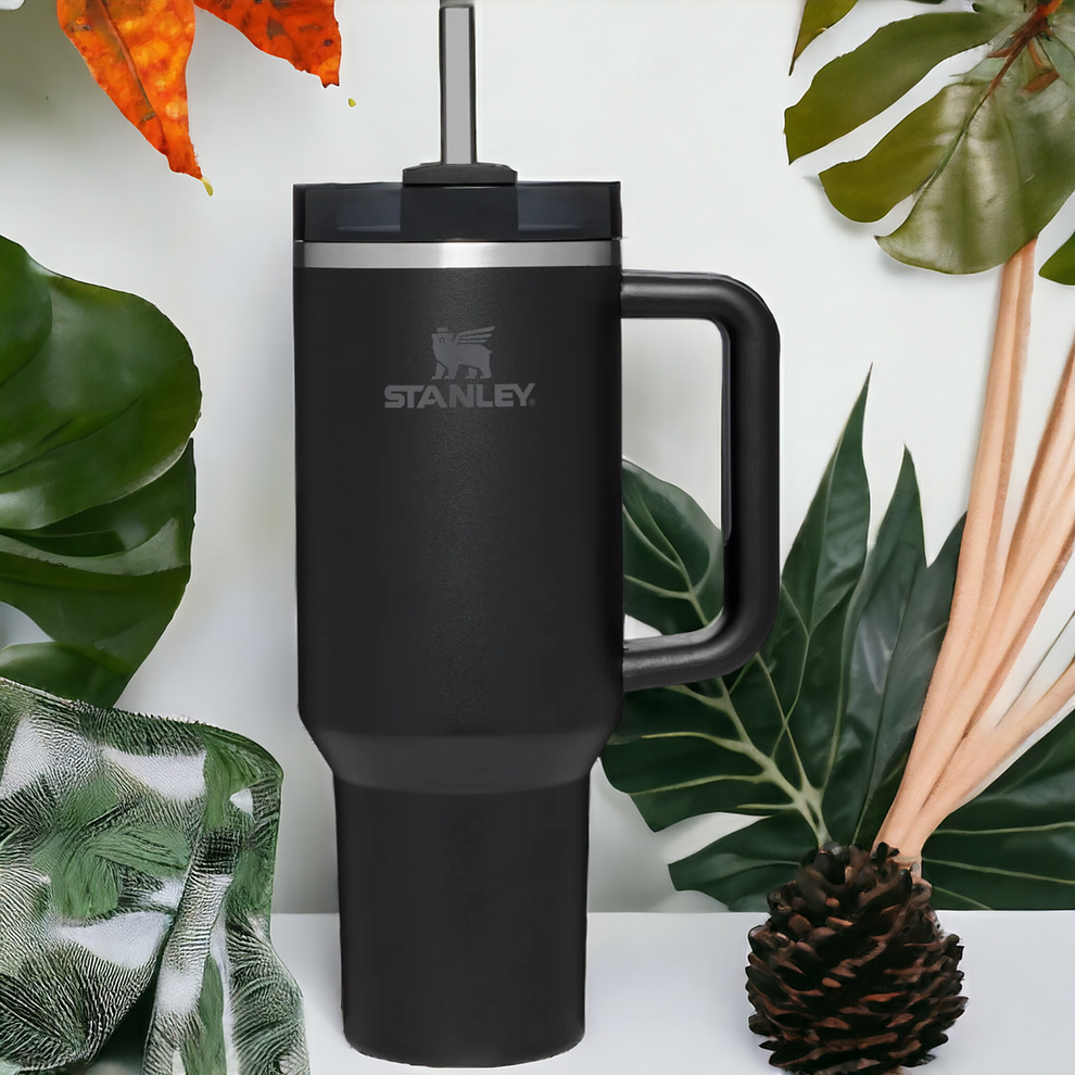 Tumbler Bottle Water Bottle with Lid and Straw 1.2L Stainless Steel Double Insulated Tumblers for Hot & Cold Drink 100% Leakproof Tumbler with Handle & Reusable Straw Sipper with Brush 1200ml