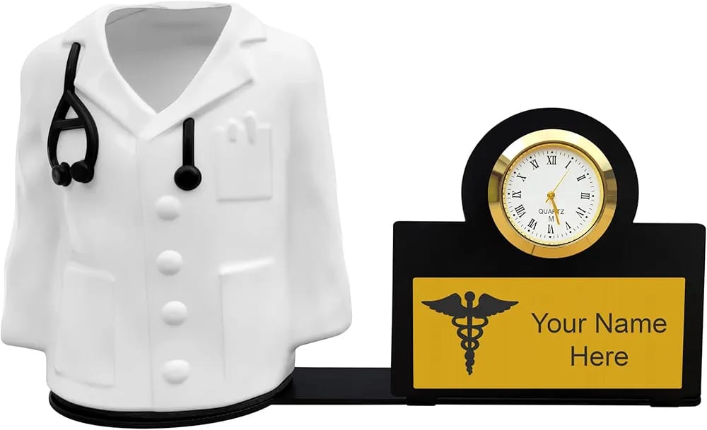 Unique Gifts Customised Doctor Stand With Clock