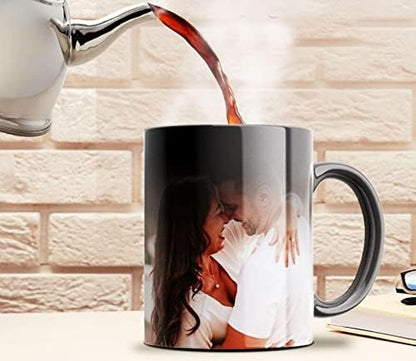 Unique Gifts® Personalized Custom Photo Magic Mug with Name & Quote