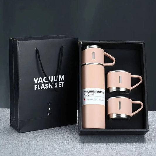 Unique gifts Vacuum Flask Gift Set with Cup (Multicolor-1)