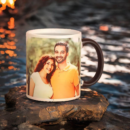 Unique Gifts® Personalized Custom Photo Magic Mug with Name & Quote