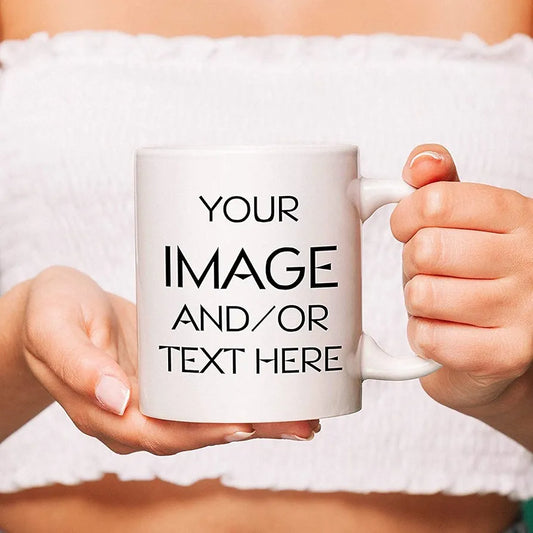Unique Gifts® Personalized Custom Photo Mug with Name & Quote