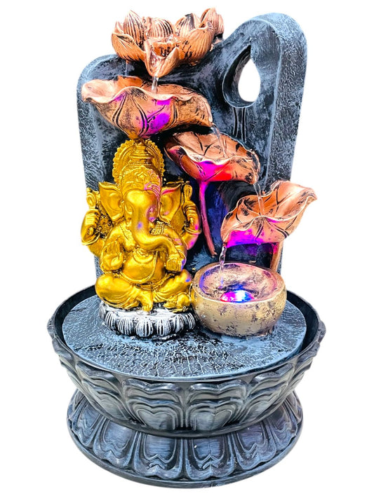 Big Size Lord Ganesha ji Water Fountain For Home Decor With Box Packing (Size 18 Inch)