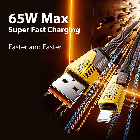 4 in 1 65 Watt superfast charging Data Cable