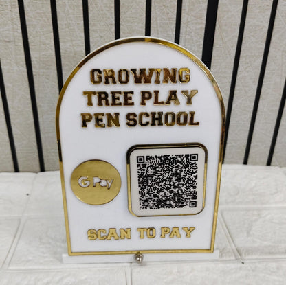 Customised Acrylic QR Code Scanner