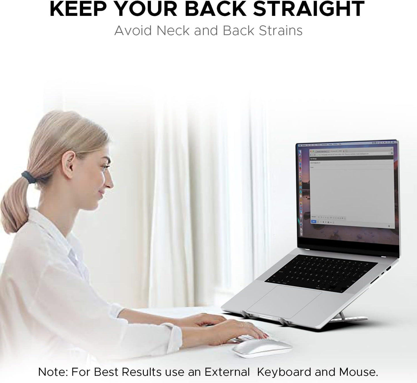 Portable Laptop Stand with 7 Adjustable Levels