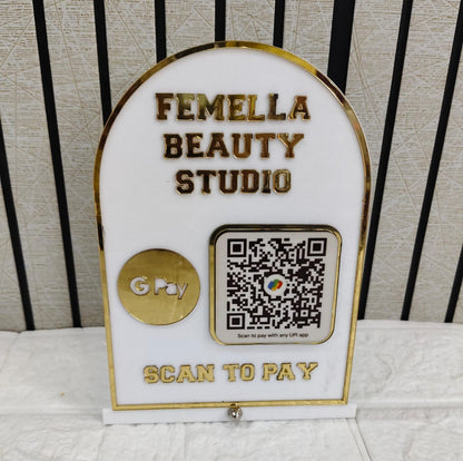 Customised Acrylic QR Code Scanner