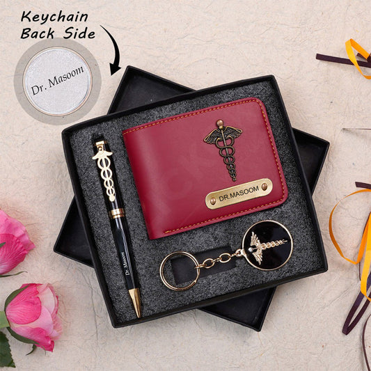 Premium Personalized Doctor's 3 in 1 Men's Gift set