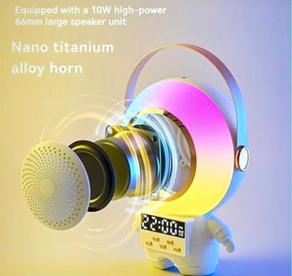 Mini karaoke speaker with 2 mic