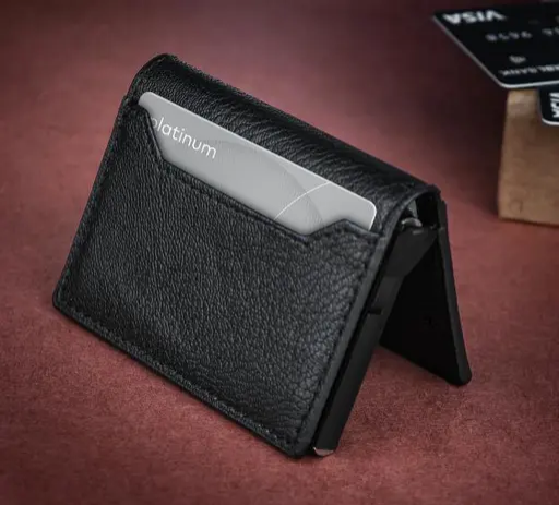 Customised Leather Material With Card Safety