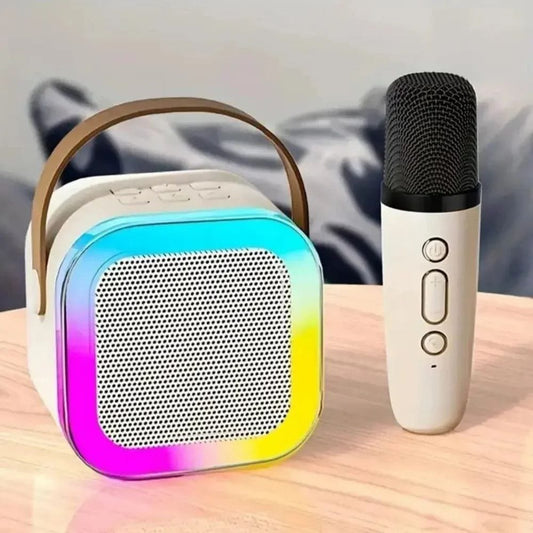 Portable Wireless Karaoke Mic & Speaker Set